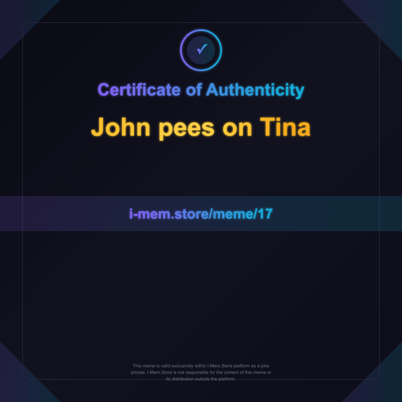Certificate of Authenticity