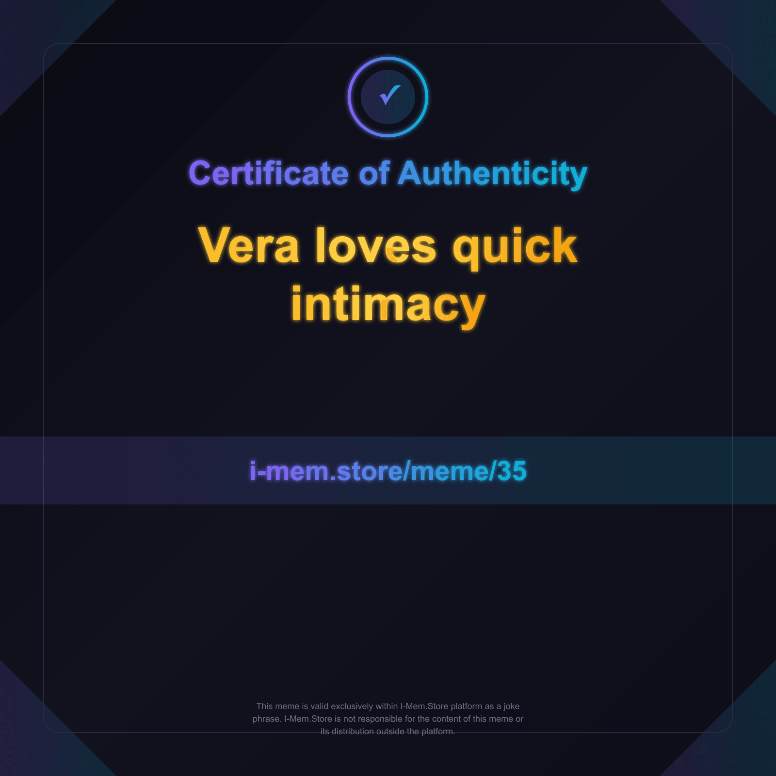 Certificate of Authenticity